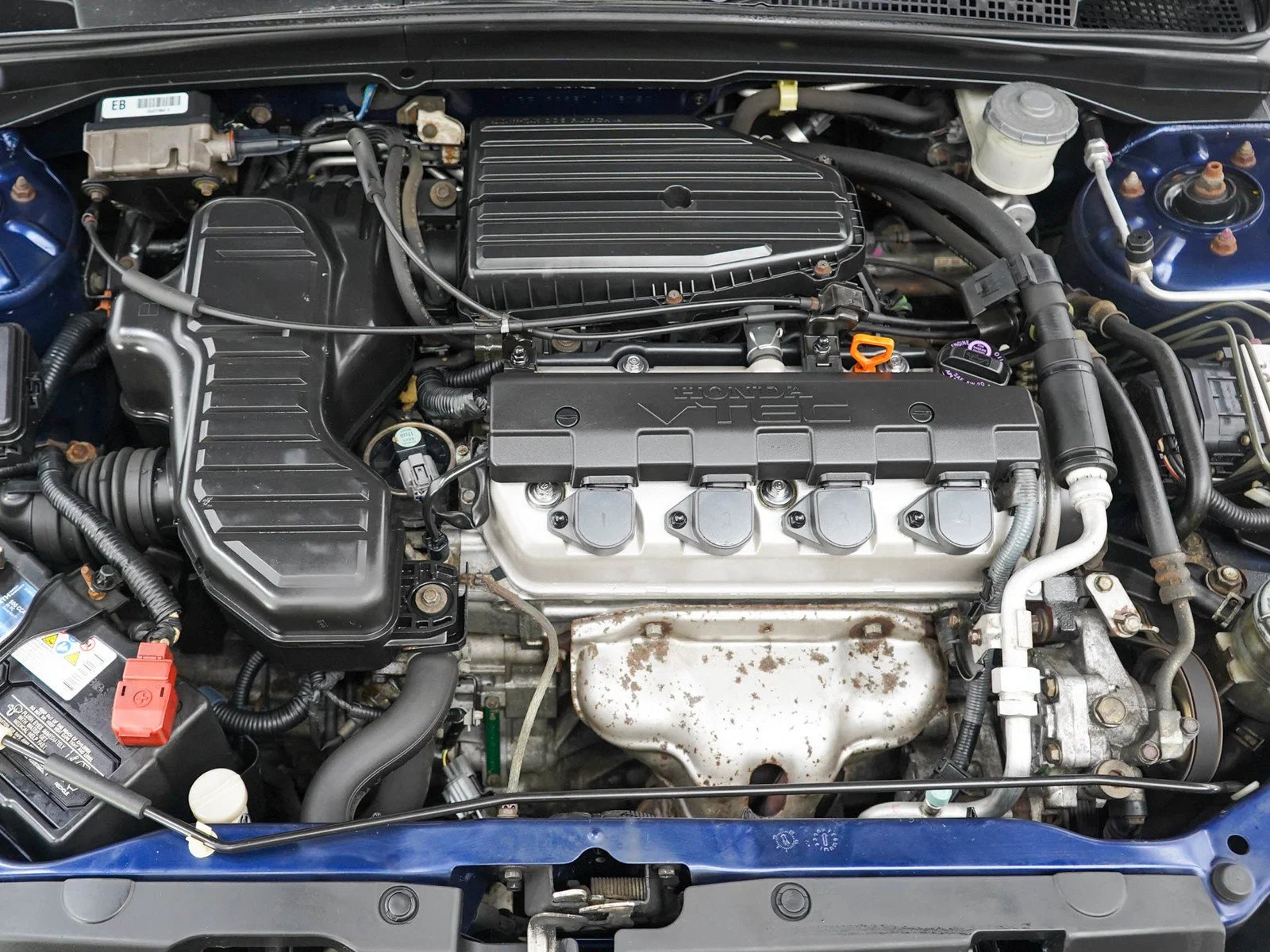 Used 2001 Blue Honda 2D COUPE EX image 23
