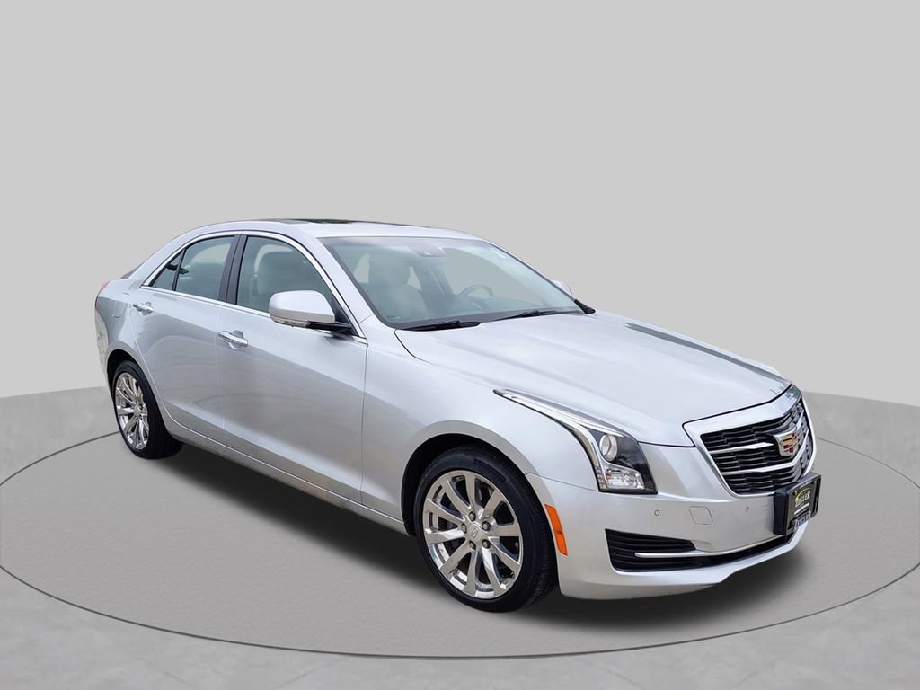 Used 2018 RADIANT SILVER METALLIC Cadillac Luxury AWD image 3