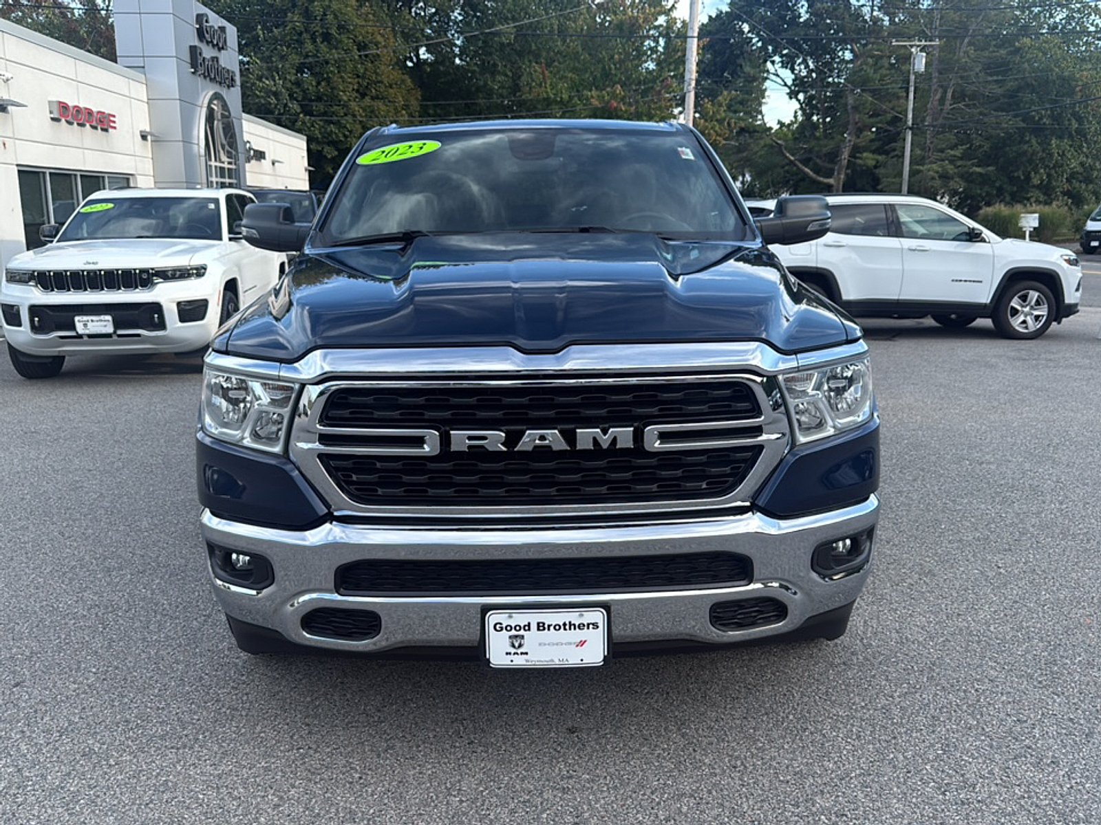 Used 2023 Patriot Blue Pearlcoat Ram Big Horn Crew Cab 4x4 5
