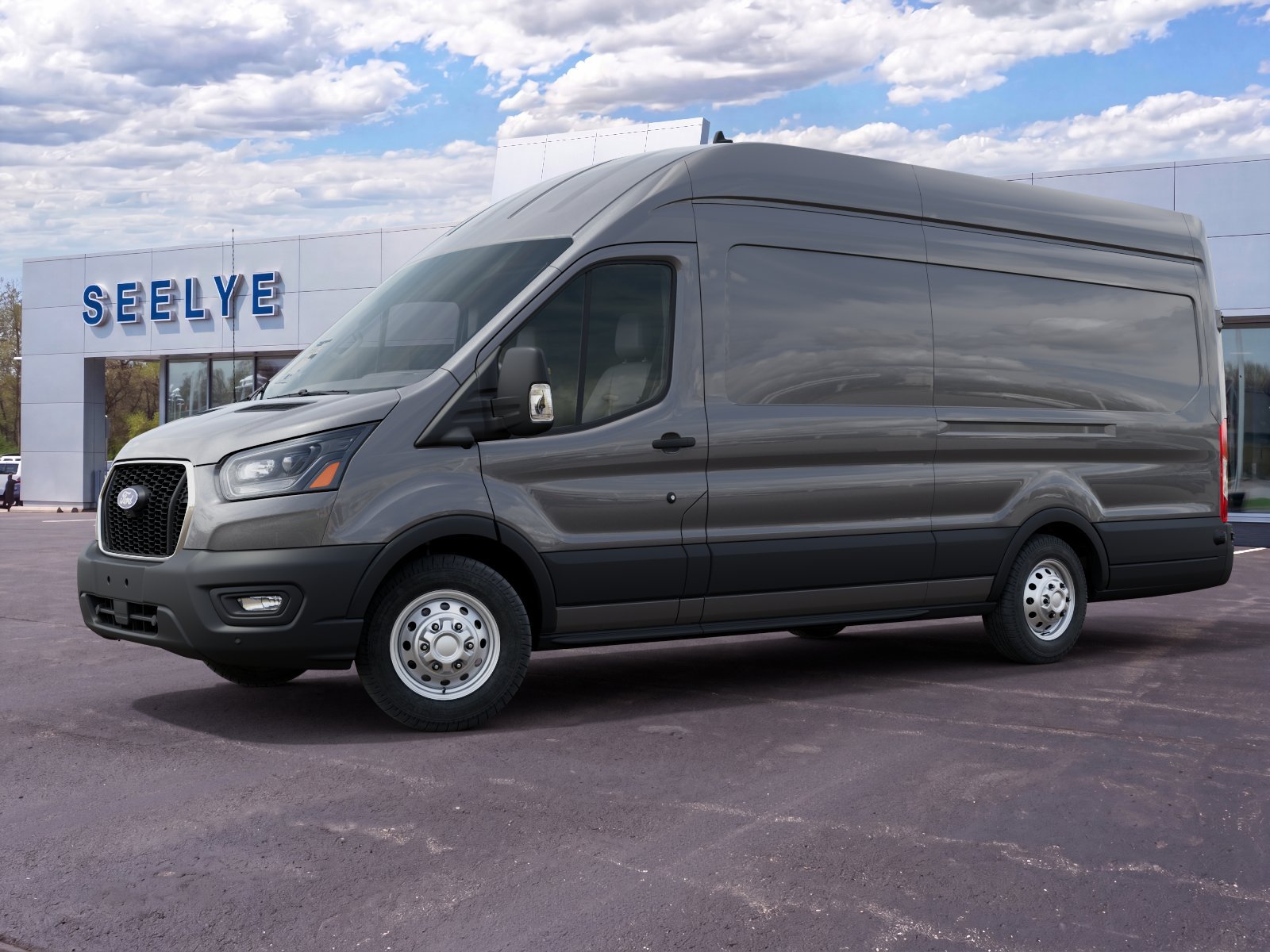 New 2027 Carbonized Gray Metallic Ford Cargo Van image 1