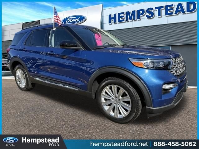 Certified Used 2023 Blue Metallic Ford Limited image 3