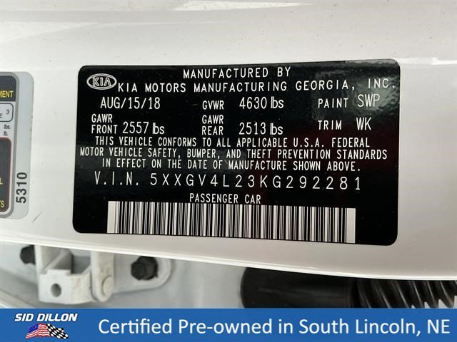2019 Kia Optima SX - Photo 15