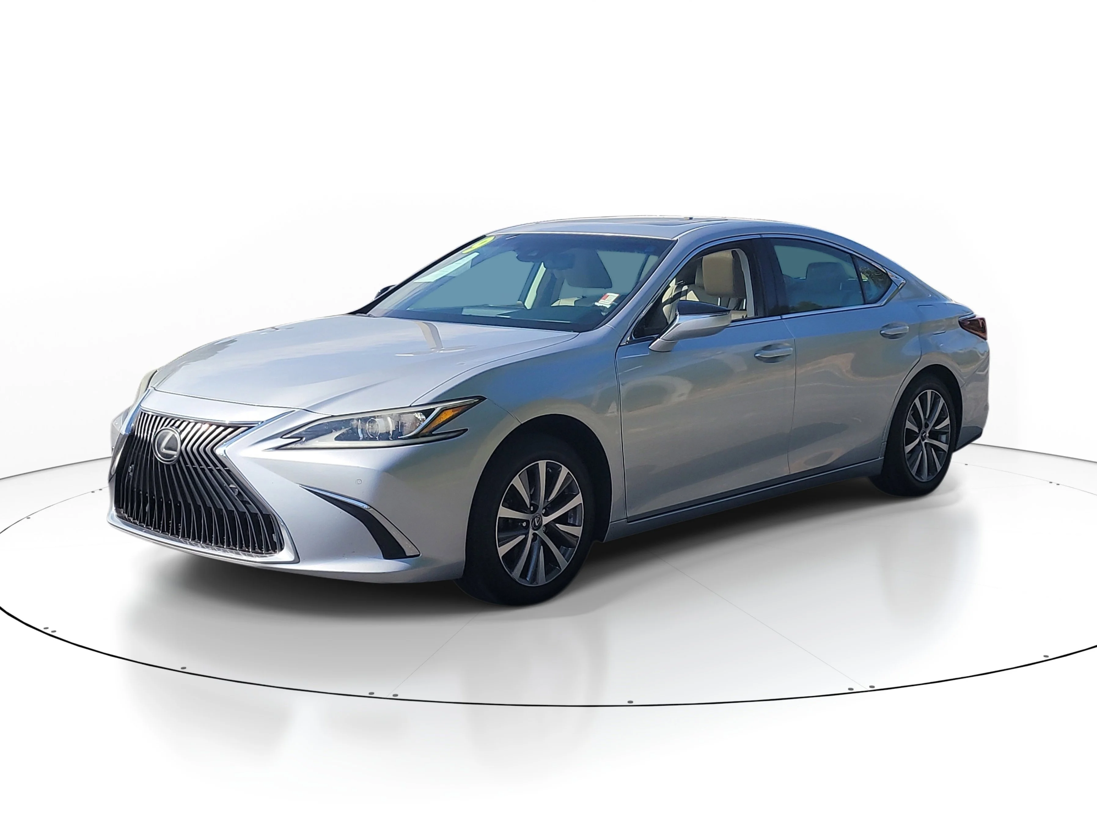 Used 2019 Silver Lexus ES 350 image 3