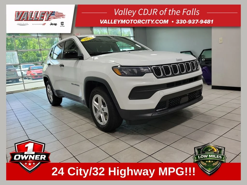 Used 2023 White Jeep Sport image 1