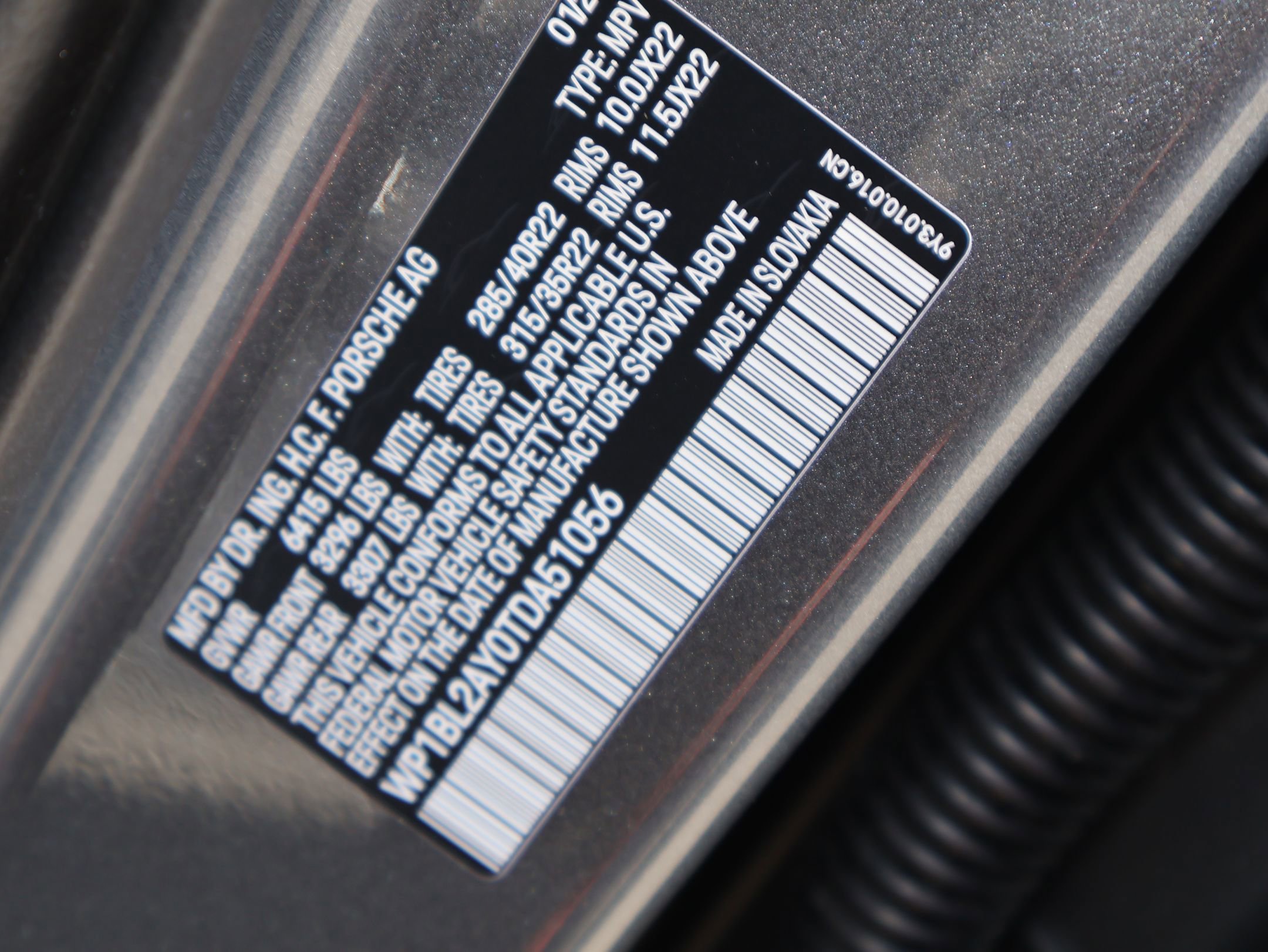 New 2026 Vanadium Grey Metallic Porsche S image 29