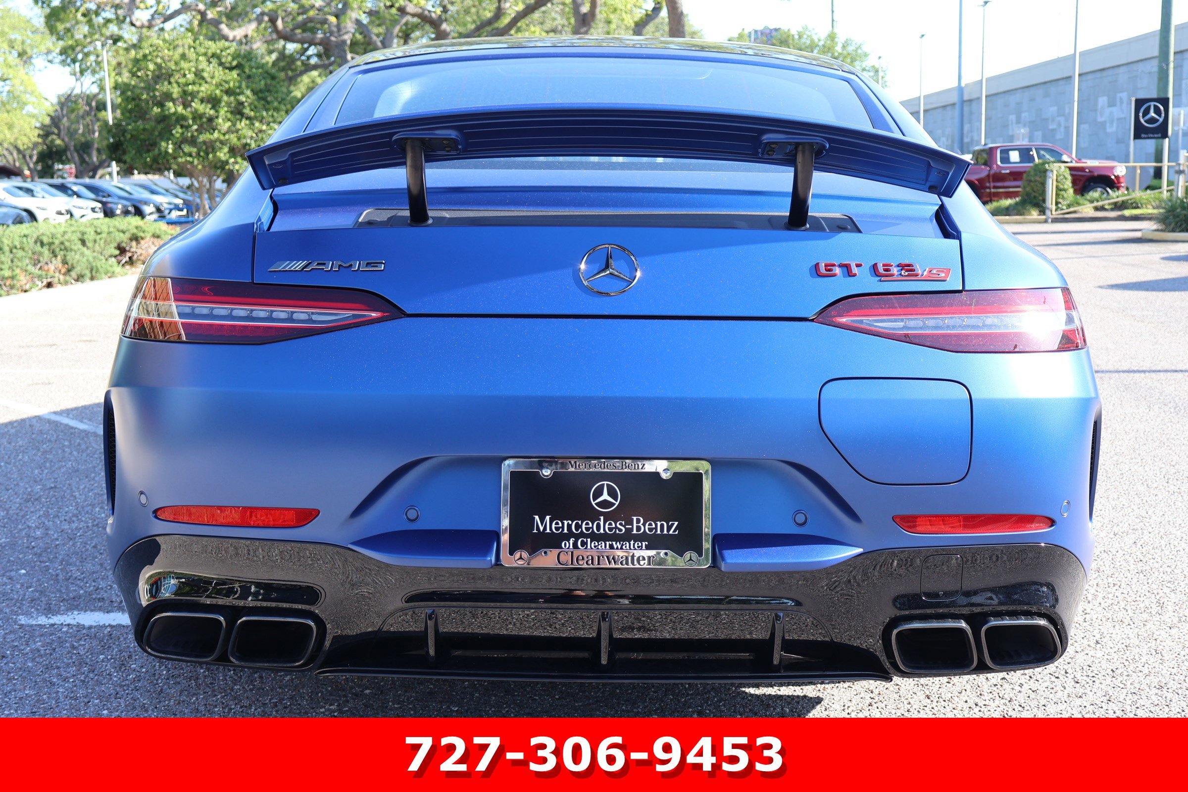 Certified Used 2025 MANUFAKTUR Starling Blue Magno Mercedes-Benz AMG® GT 63 S E Performance image 8