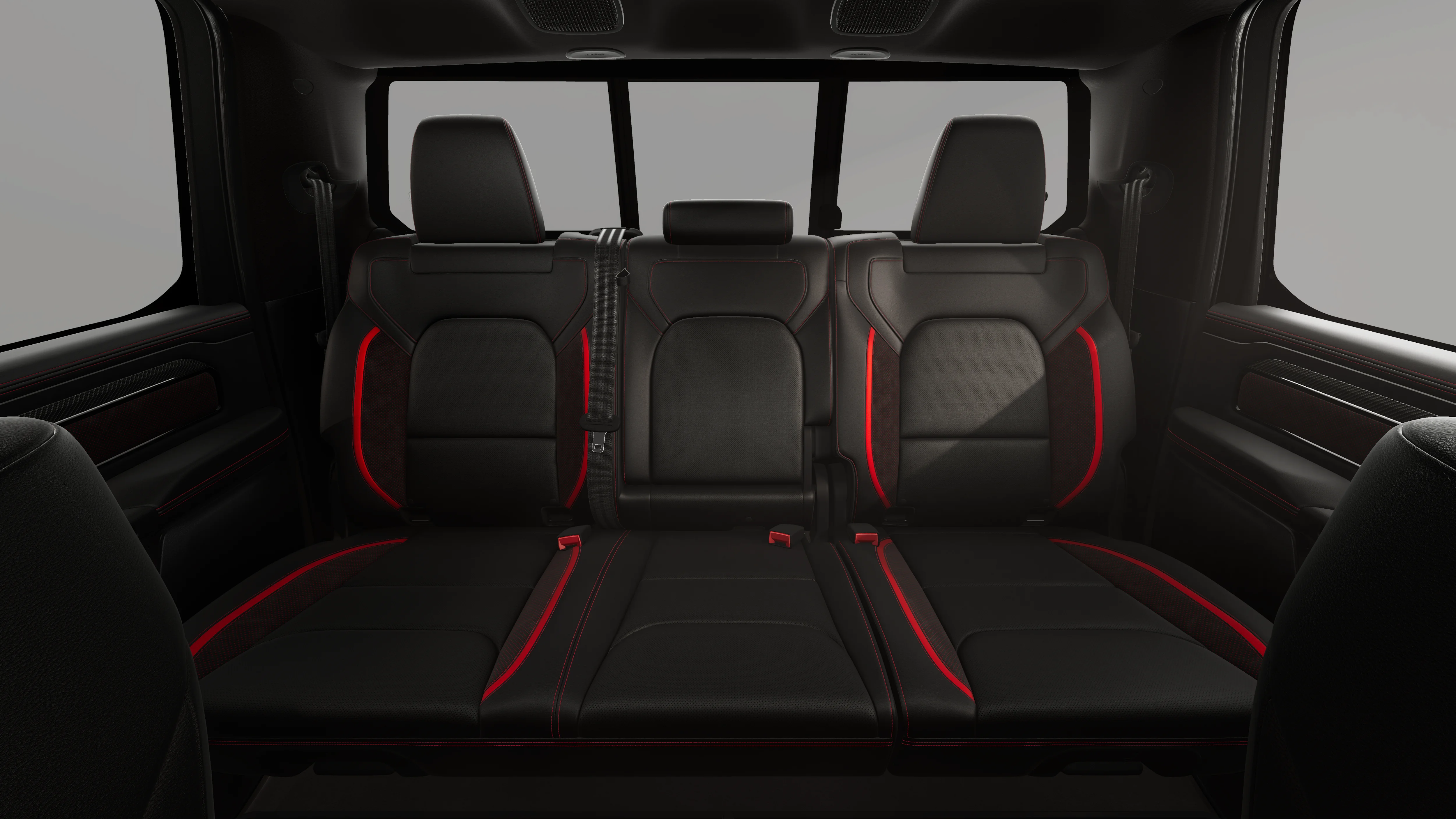New 2026 Diamond Black Crystal Pearl-Coat Exterior Paint RAM RHO image 15