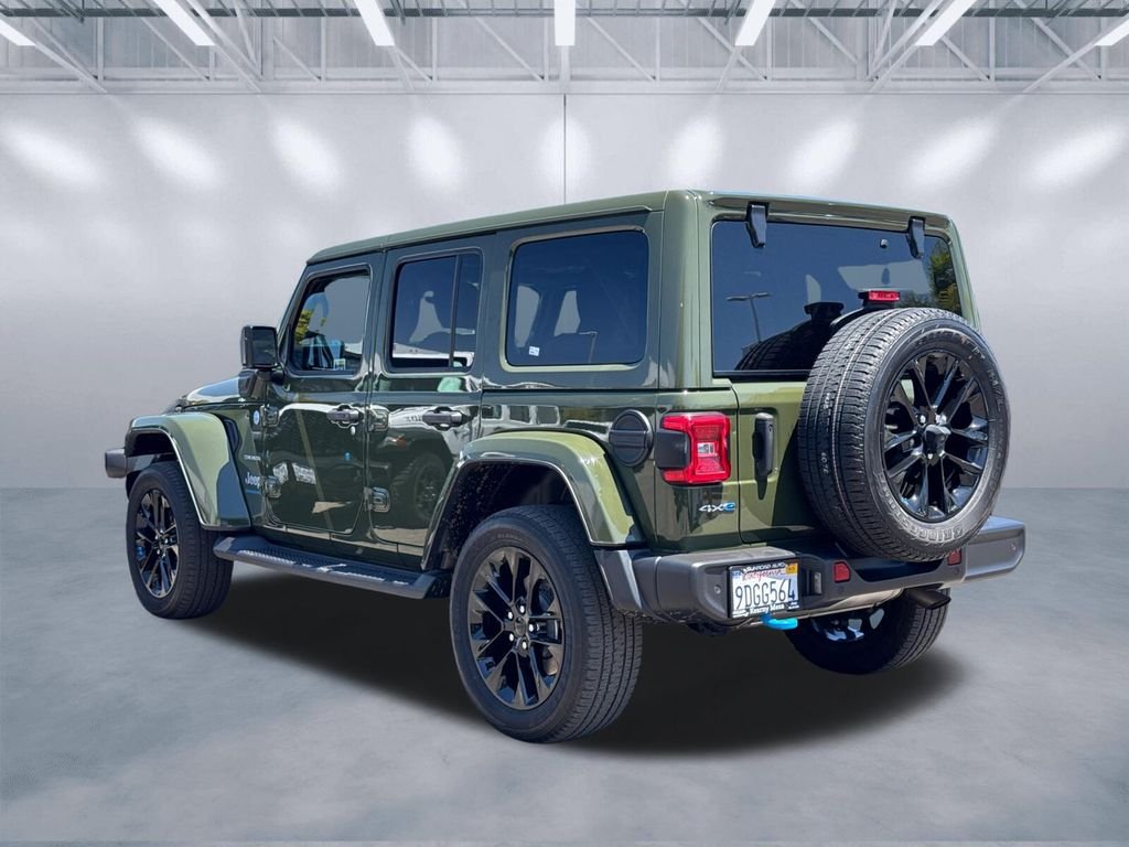 Used 2023 Green Jeep Sahara 4xe image 4
