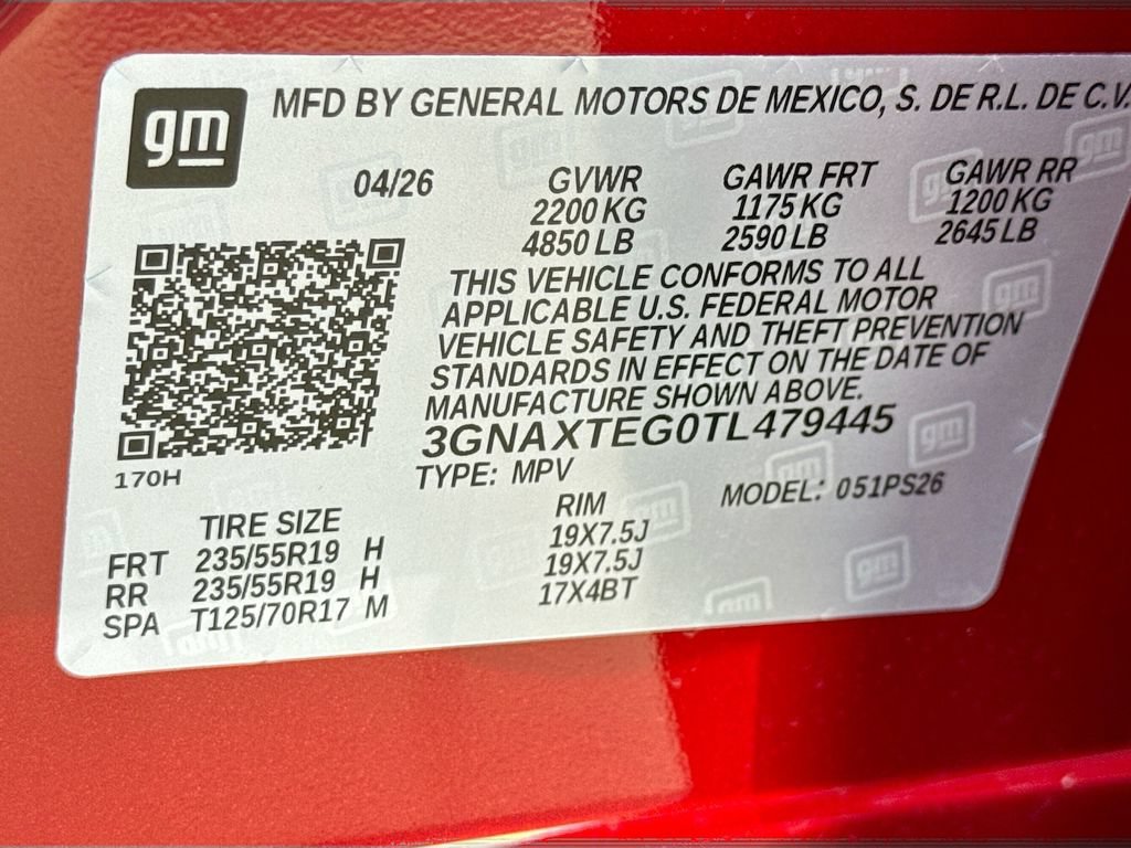 New 2026 Radiant Red Tintcoat Chevrolet RS image 34