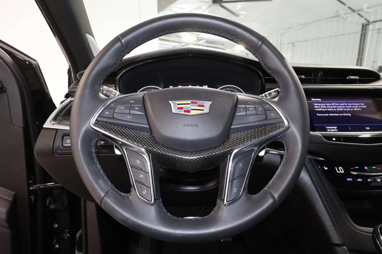 Certified Used 2023 STELLAR BLACK METALLIC Cadillac AWD Sport image 10