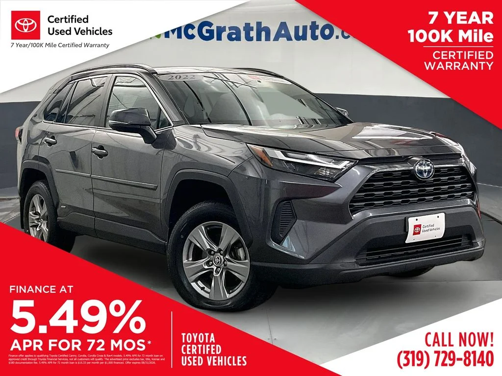 Used 2022 Gray Toyota XLE image 1