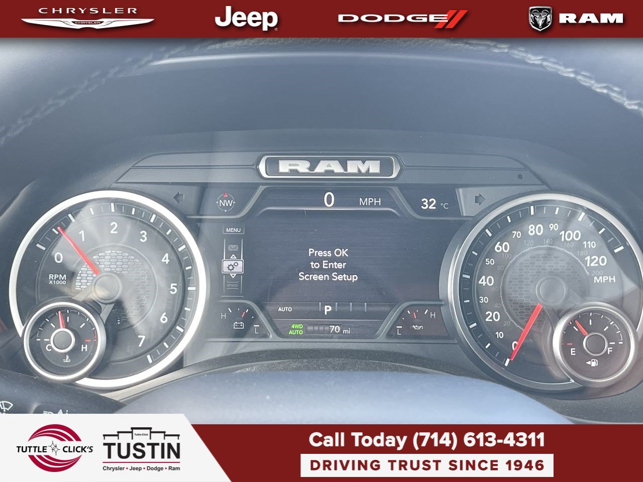 New 2026 Granite Crystal Metallic Clear-Coat Exterior Paint RAM Laramie image 30