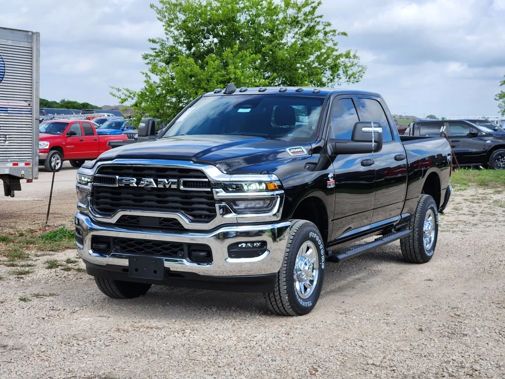 New 2026 Diamond Black Crystal Pearlcoat RAM Tradesman image 2