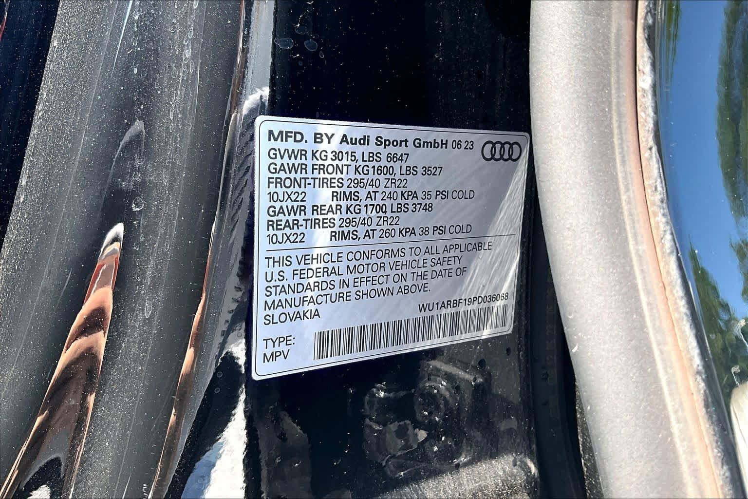Used 2023 Mythos Black Metallic Audi  image 31