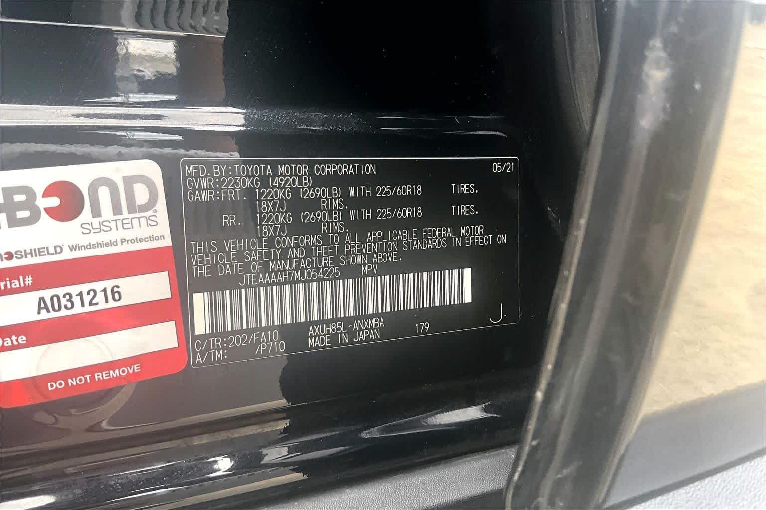 Used 2021 Black Toyota LE image 37