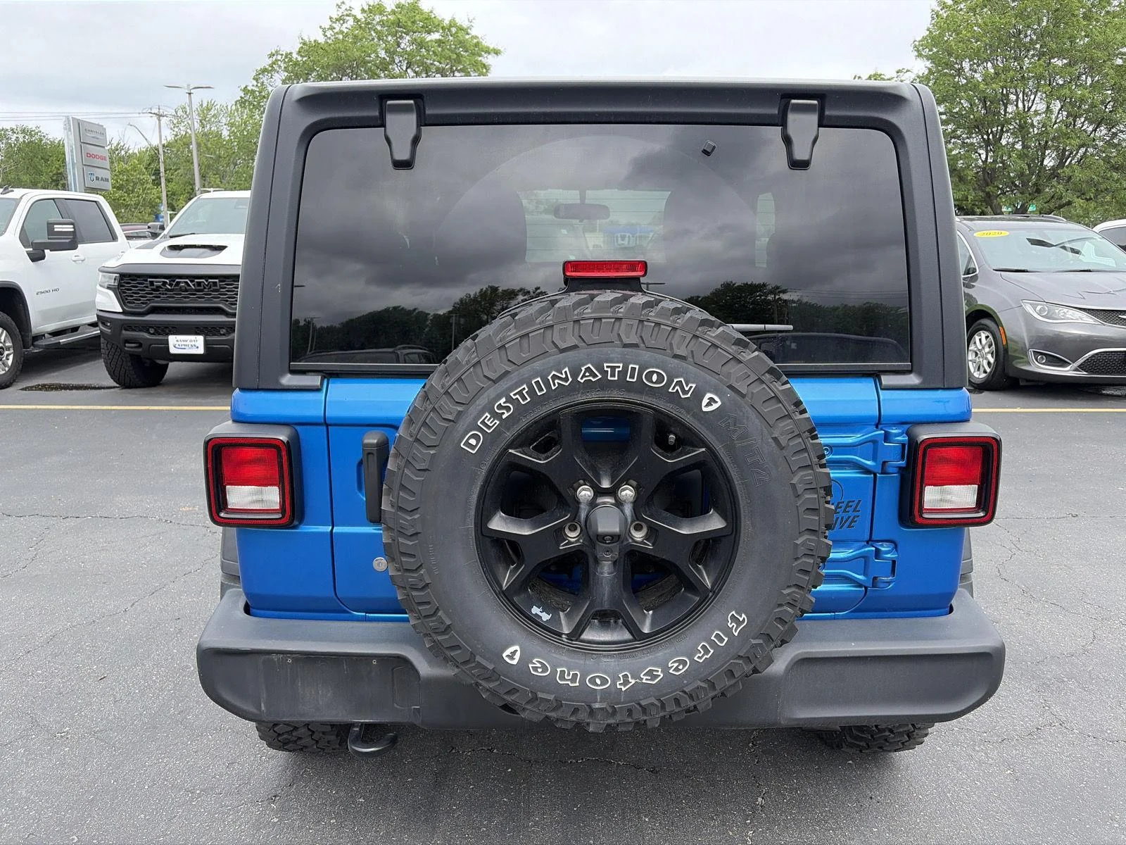 Used 2021 Hydro Blue Pearlcoat Jeep Willys Sport image 5