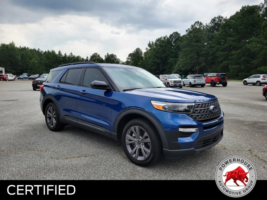 Used 2022 Blue Ford XLT image 9