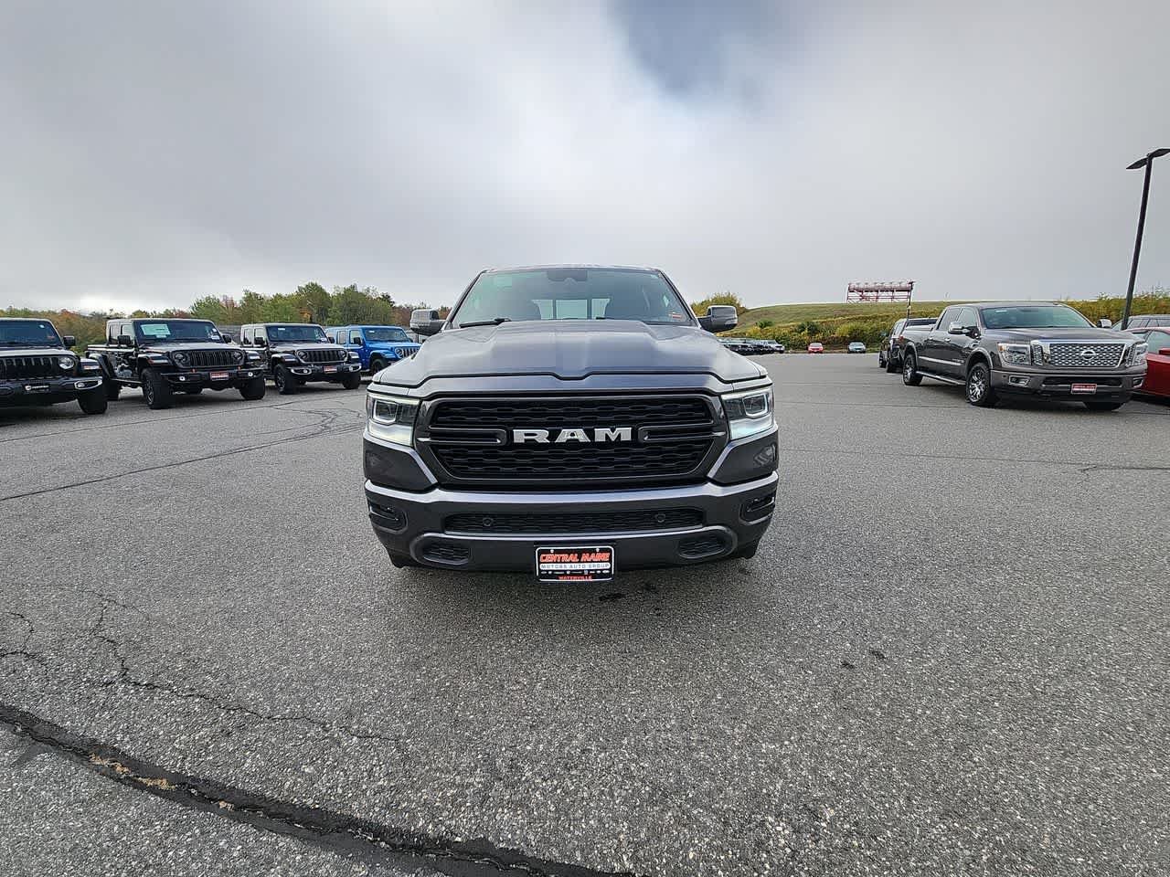 Used 2023 Granite Crystal Metallic Clearcoat Ram Big Horn image 3