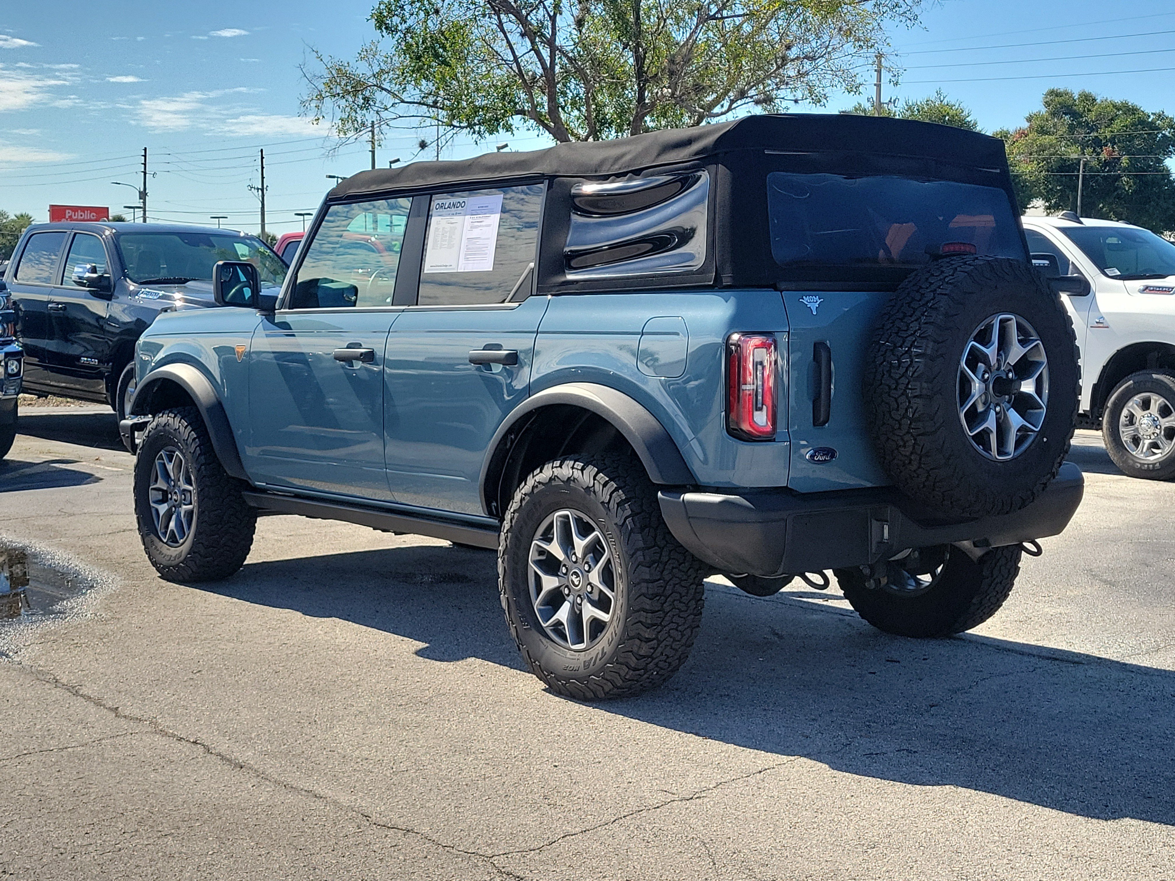 Used 2021 Light Blue Ford Badlands image 5