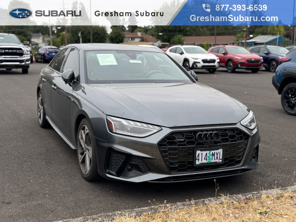 Used 2021 Daytona Gray Pearl Audi 45 S line Premium Plus image 1