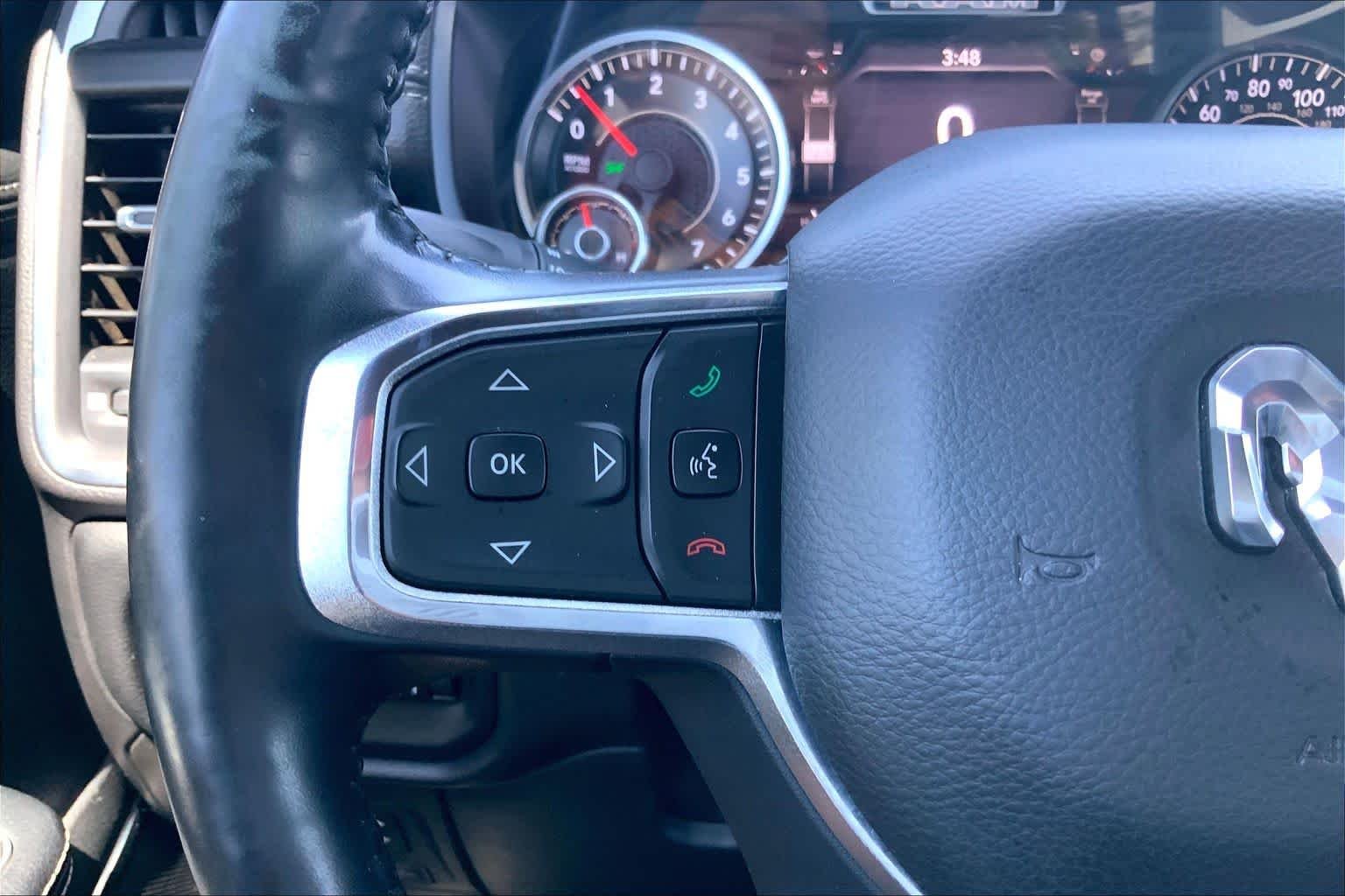 Used 2019 Diamond Black Crystal Pearlcoat Ram Laramie image 24