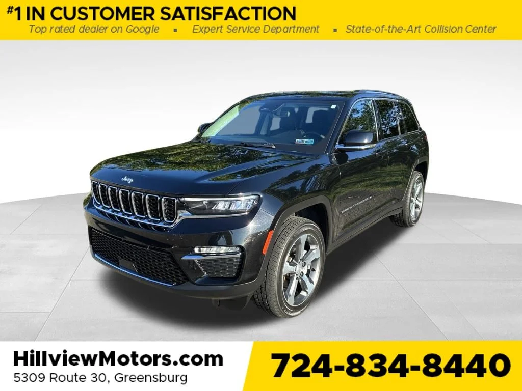 Certified Used 2023 Diamond Black Jeep Limited image 1