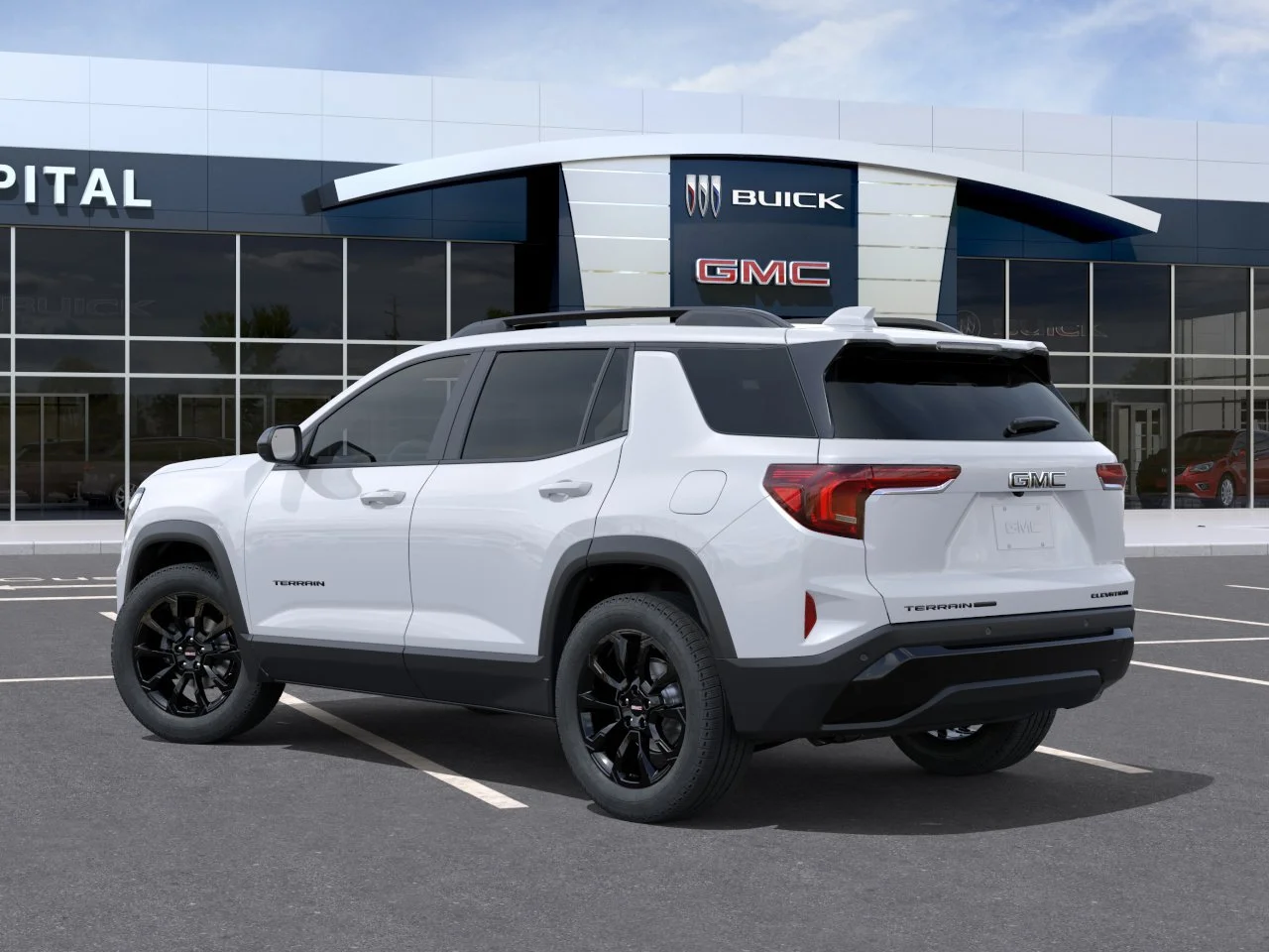 New 2027 Summit White GMC AWD Elevation image 4