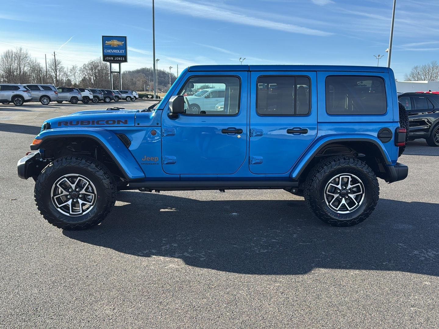 New 2026 Hydro Blue Pearlcoat Jeep Rubicon image 3