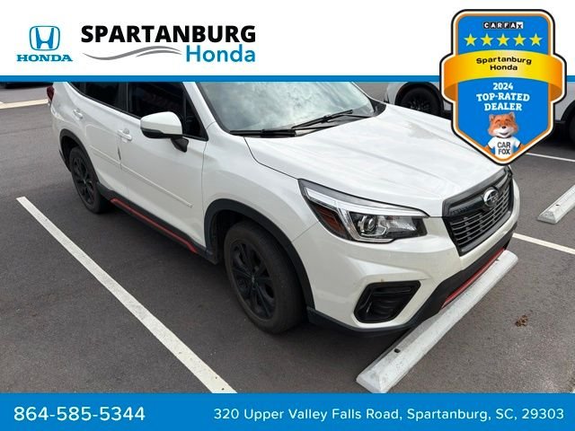 Used 2020 Crystal White Pearl Subaru Sport image 1
