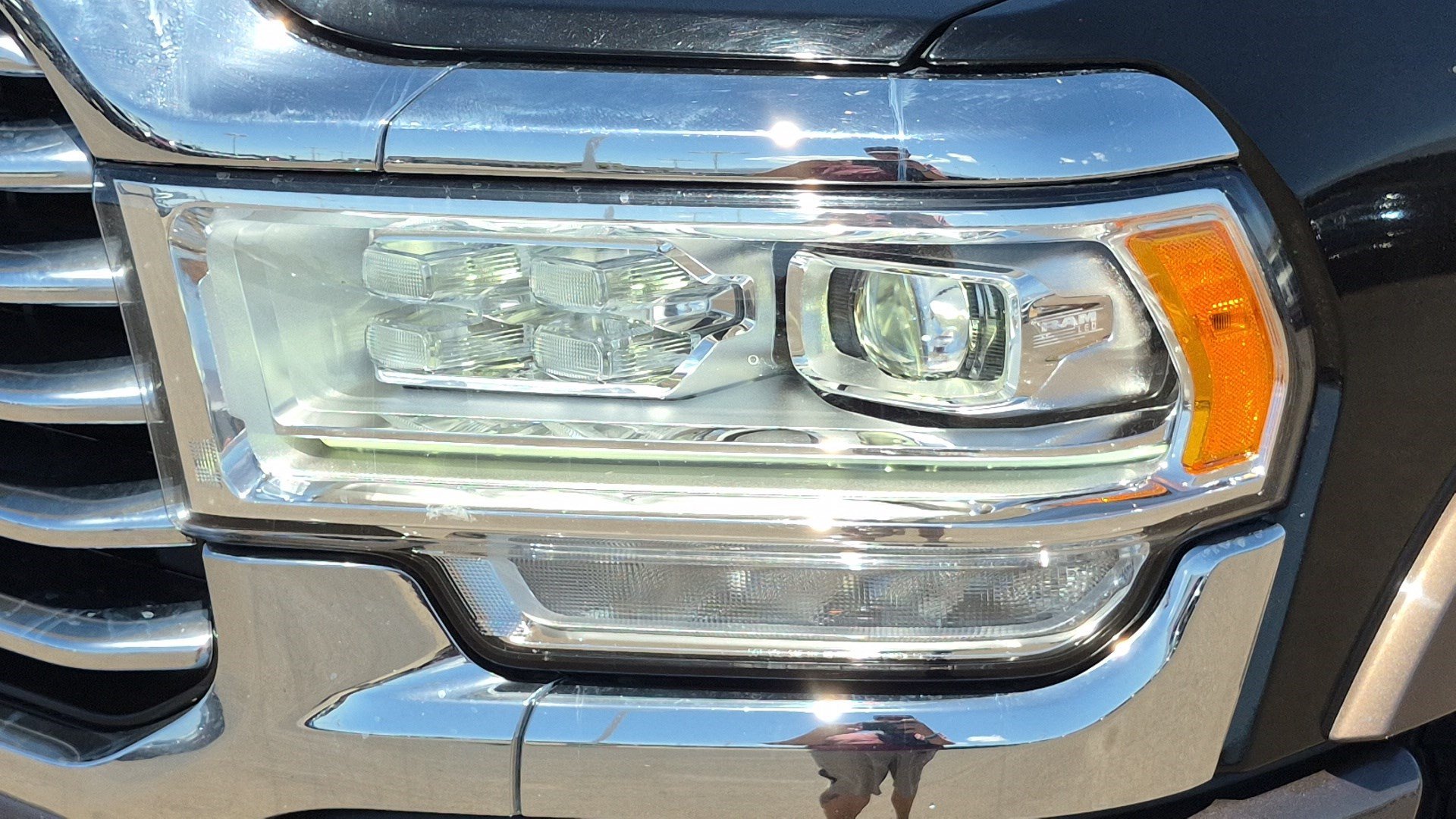 Used 2024 Diamond Black Crystal Pearlcoat Ram Longhorn image 9