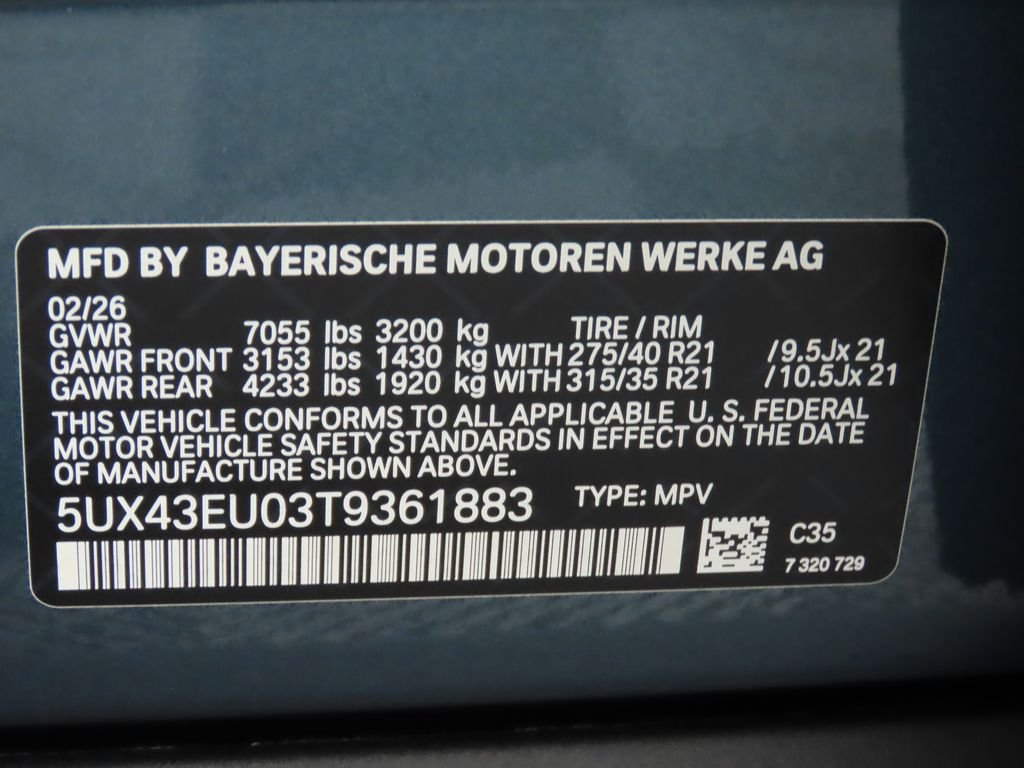 Used 2026 Blue BMW xDrive50e image 33