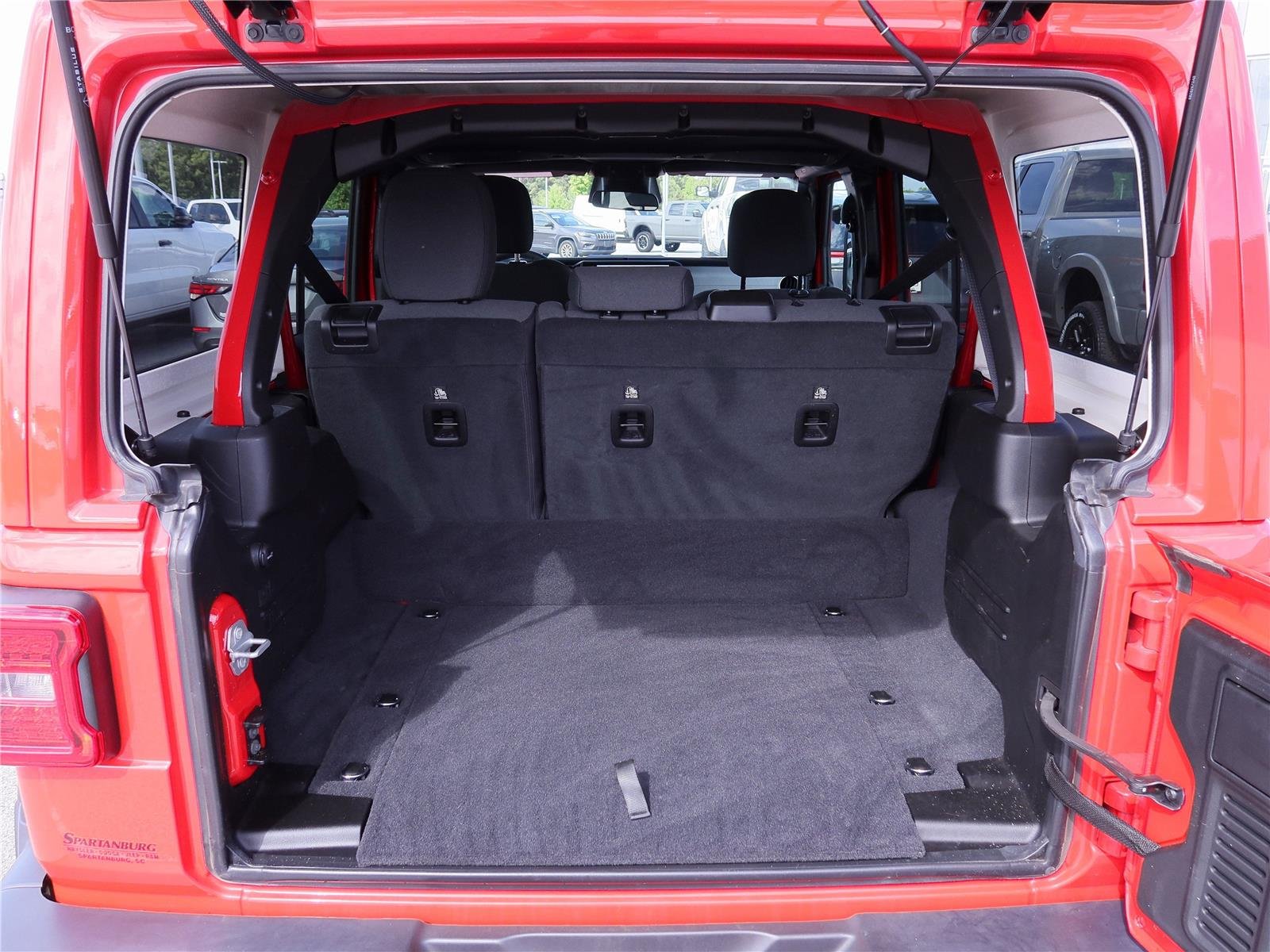 Certified Used 2025 Firecracker Red Clearcoat Jeep Sahara image 5