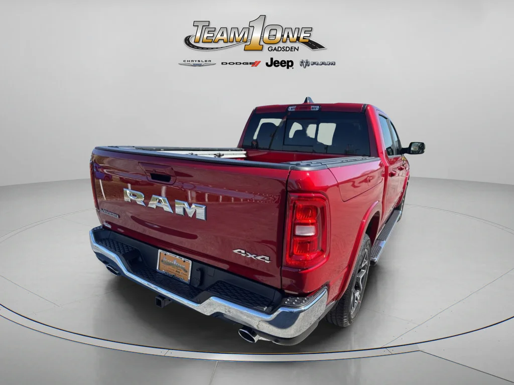 New 2026 Molten Red Pearl-Coat Exterior Paint RAM Laramie image 9