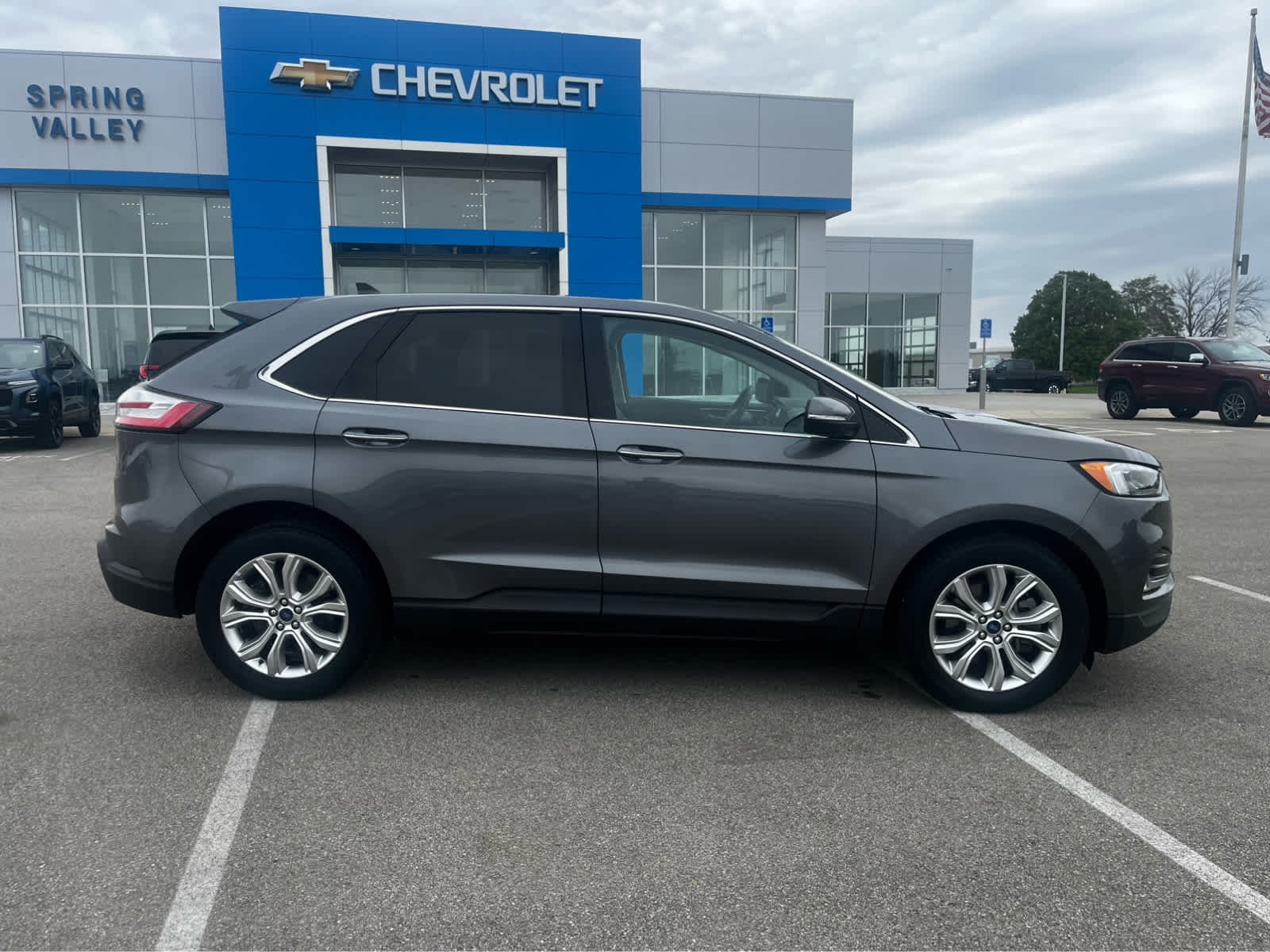 Used 2022 Ford Edge Titanium with VIN 2FMPK4K96NBA92194 for sale in Spring Valley, Minnesota
