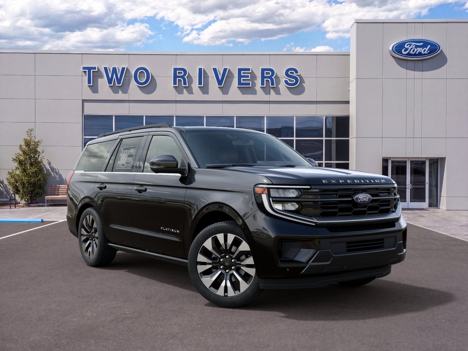 New 2027 Agate Black Metallic Ford Platinum image 4