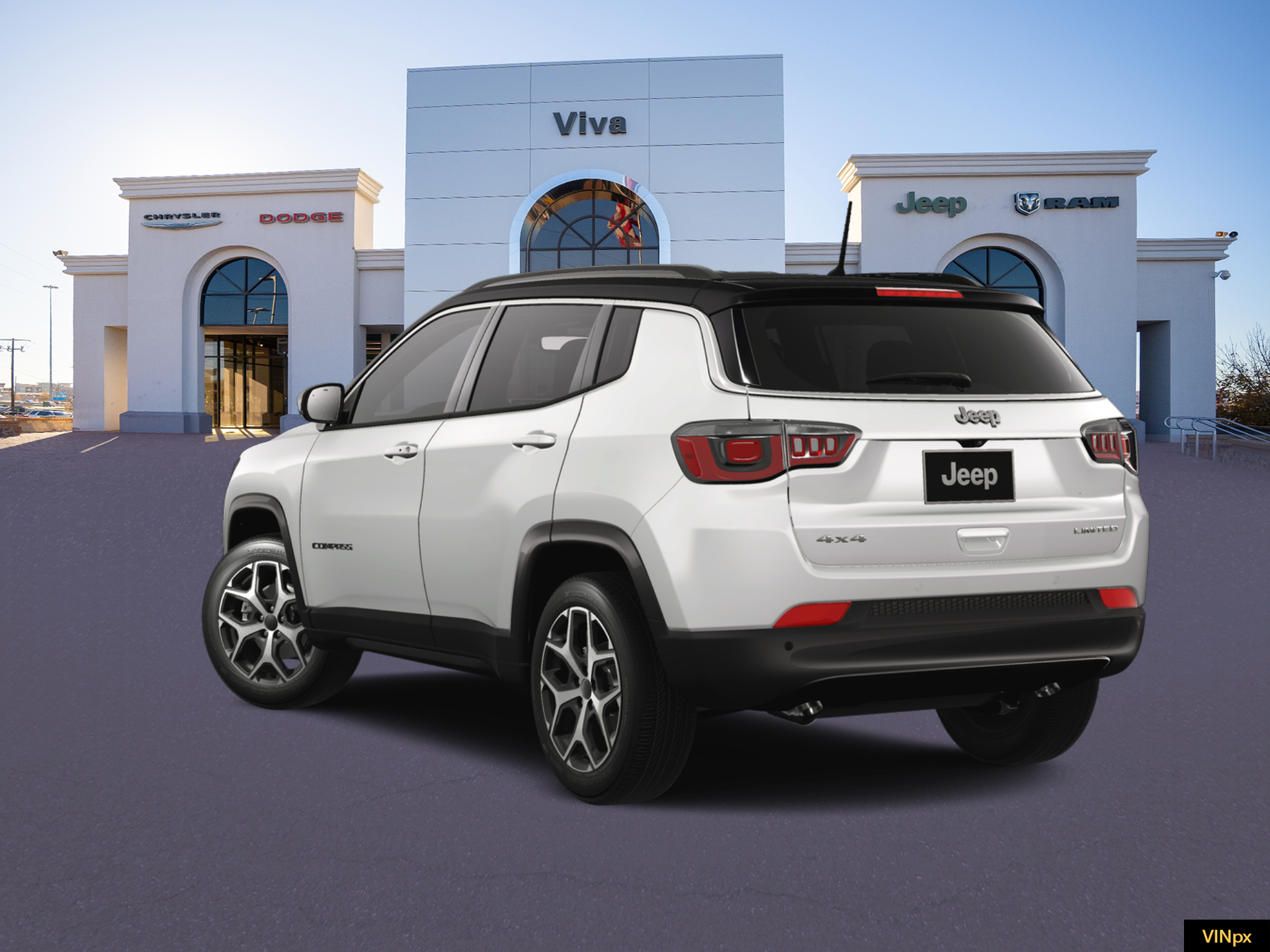 New 2026 Bright White Clear-Coat Exterior Paint Jeep Limited image 5