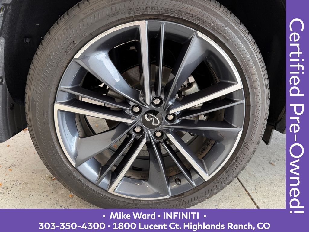 Certified Used 2025 Red INFINITI SPORT image 9