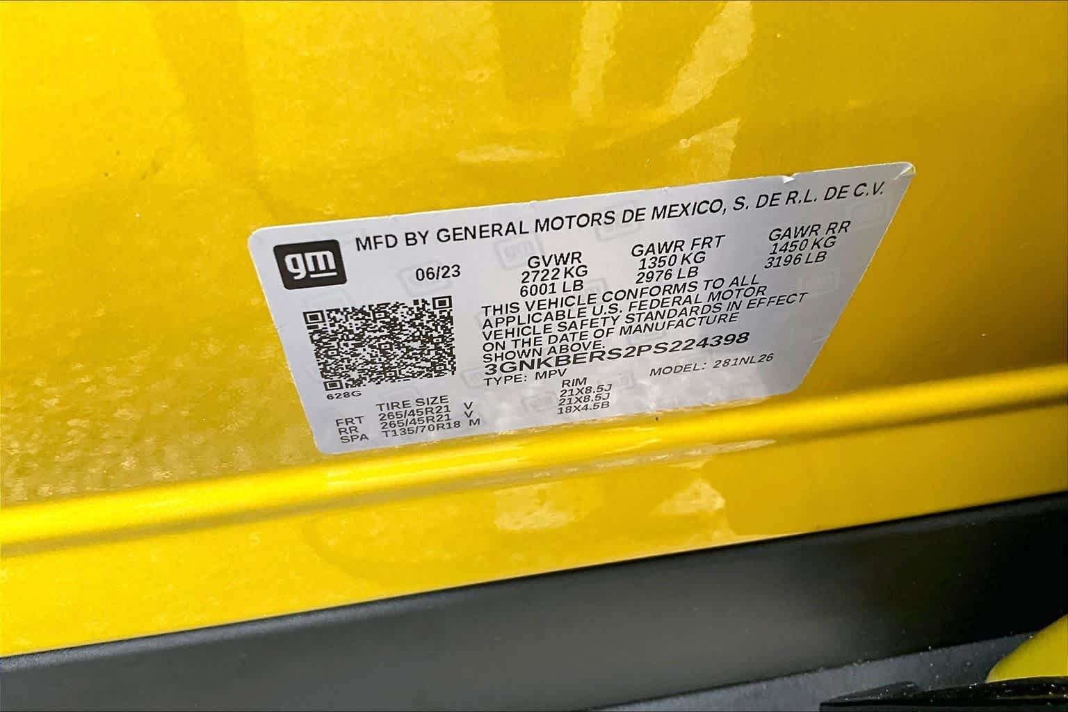 Used 2023 Nitro Yellow Metallic Chevrolet RS image 35