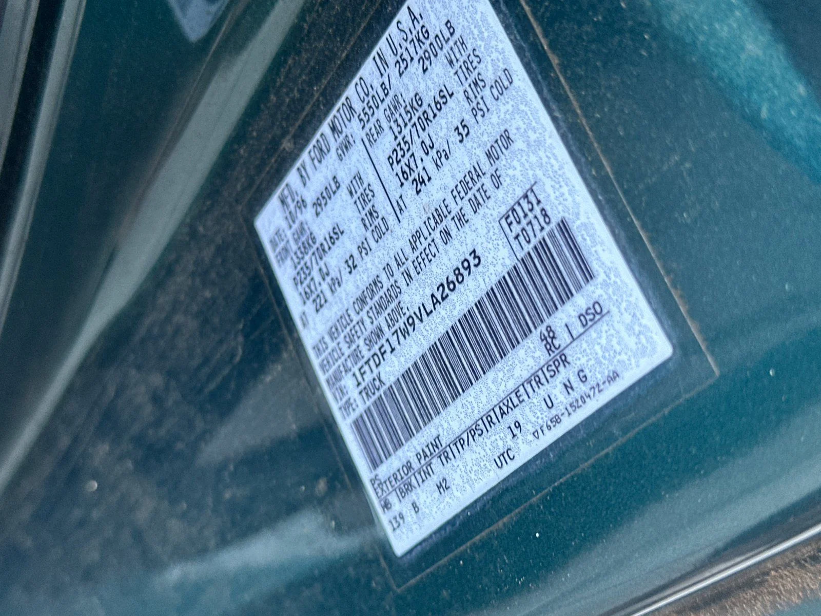 Used 1997 Teal Clearcoat Metallic Ford  image 26