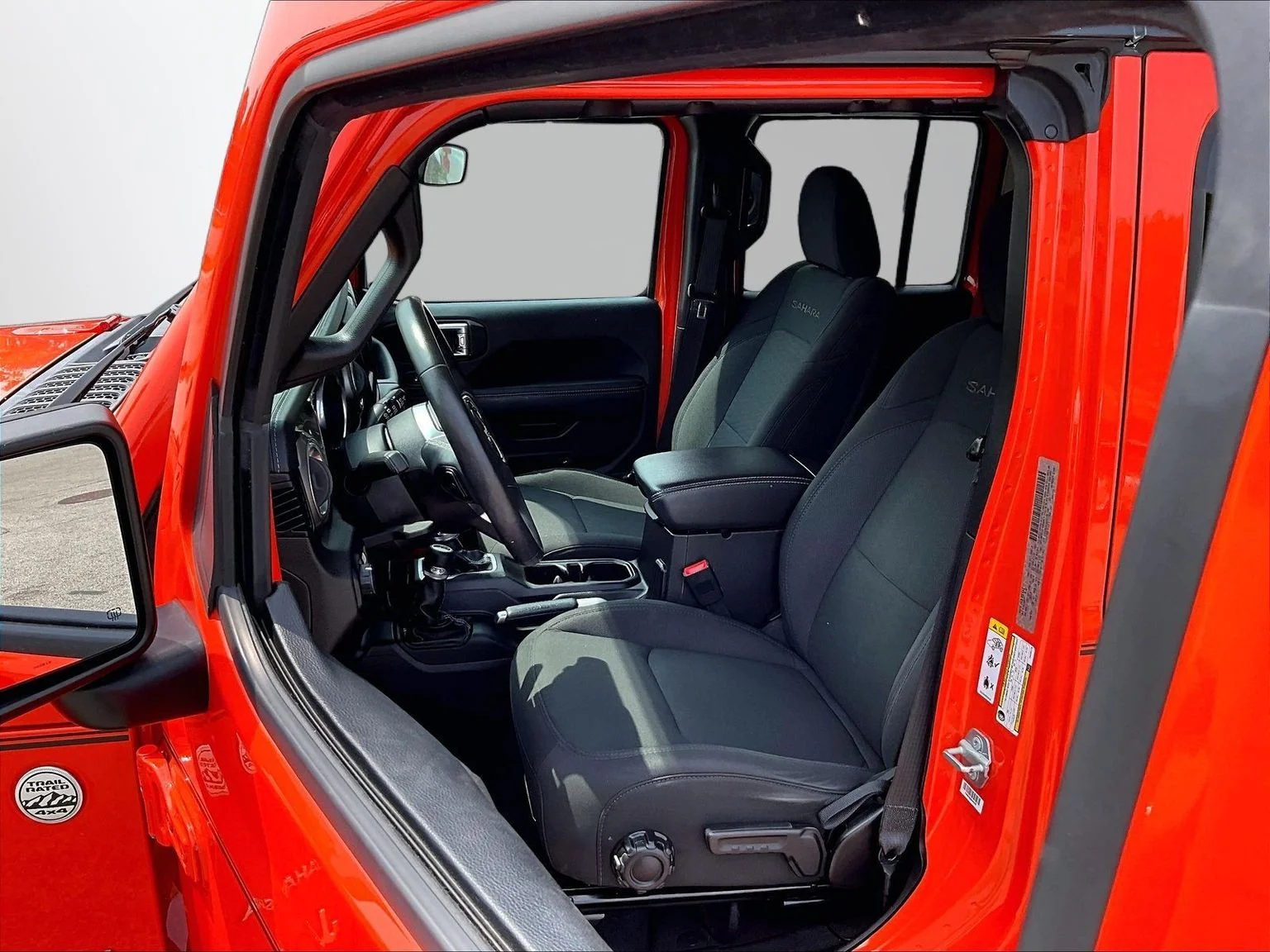 Used 2018 Orange Jeep Unlimited Sahara image 26