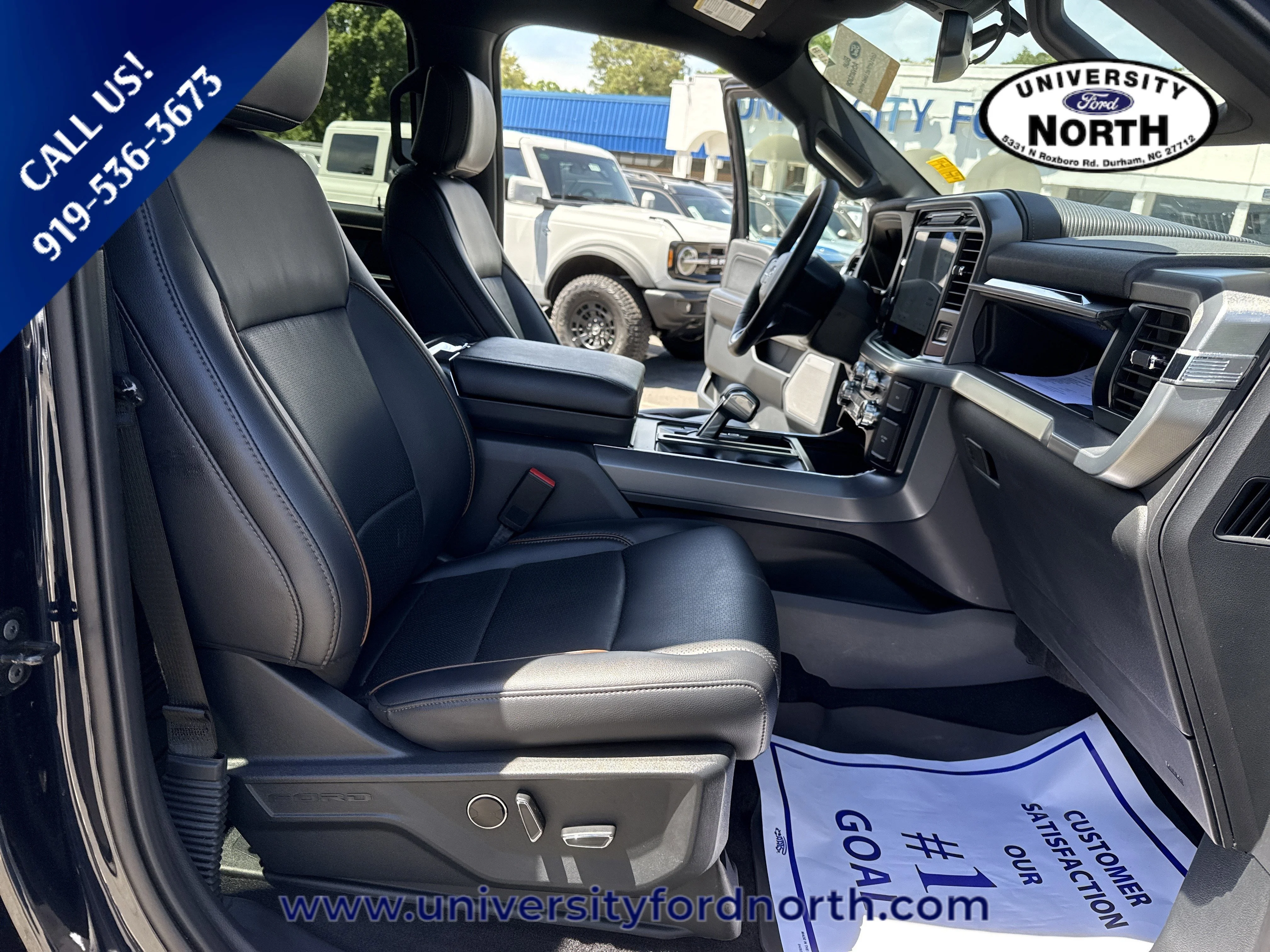 Used 2025 Antimatter Blue Metallic Ford LARIAT image 45