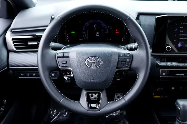 Used 2025 Midnight Black Metallic Toyota SE image 24