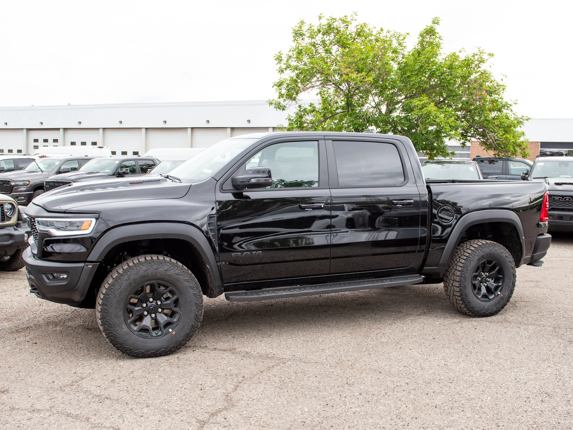 New 2026 Black RAM RHO* Crew Cab 4x4, 540 HP, 35 Inch Tires, Bilstein Blackhawk e2 Suspension image 2