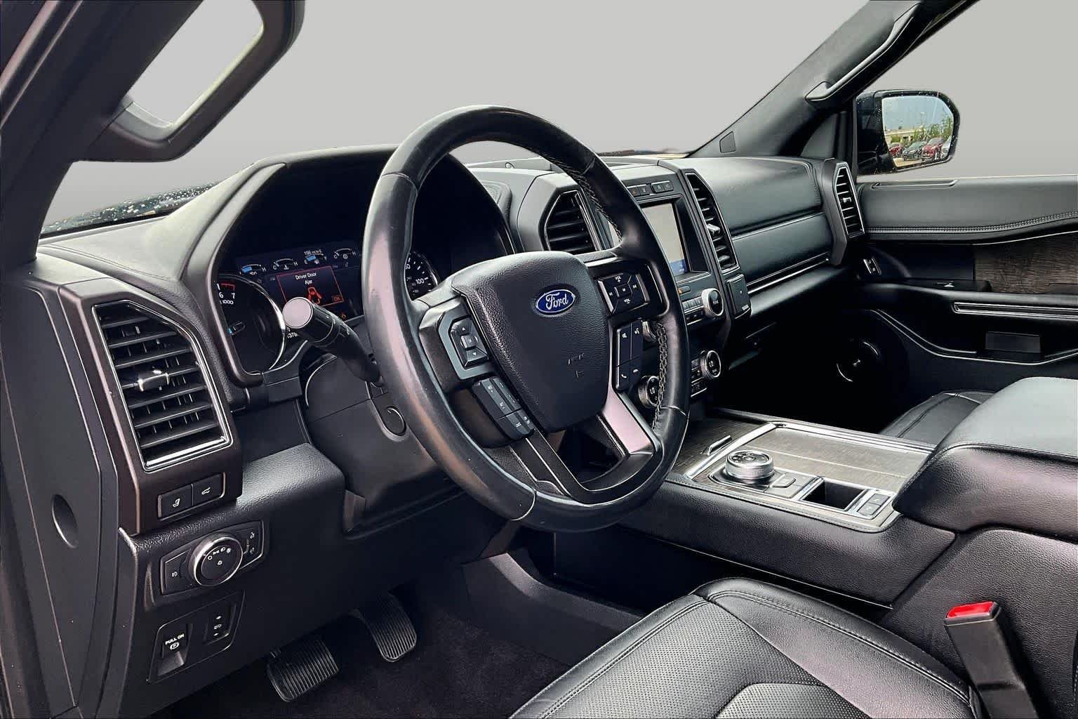 Used 2019 Agate Black Metallic Ford Limited image 17