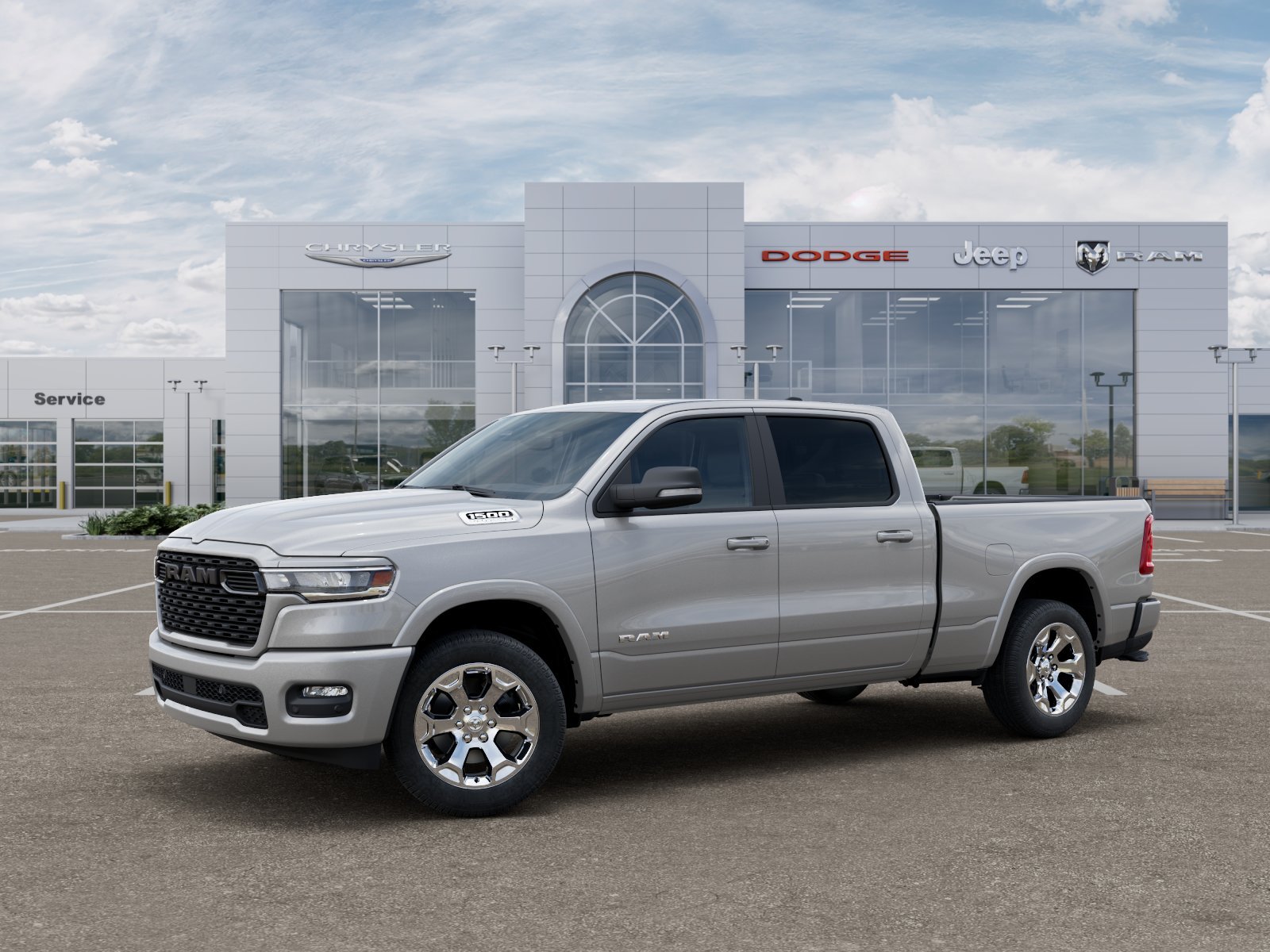 New 2026 Silver Zynith Exterior Paint RAM Big Horn/Lone Star image 28