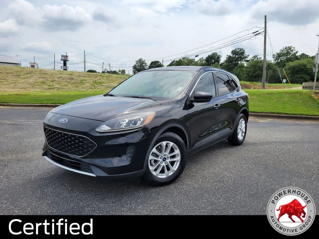 Used 2020 Black Ford SE image 1