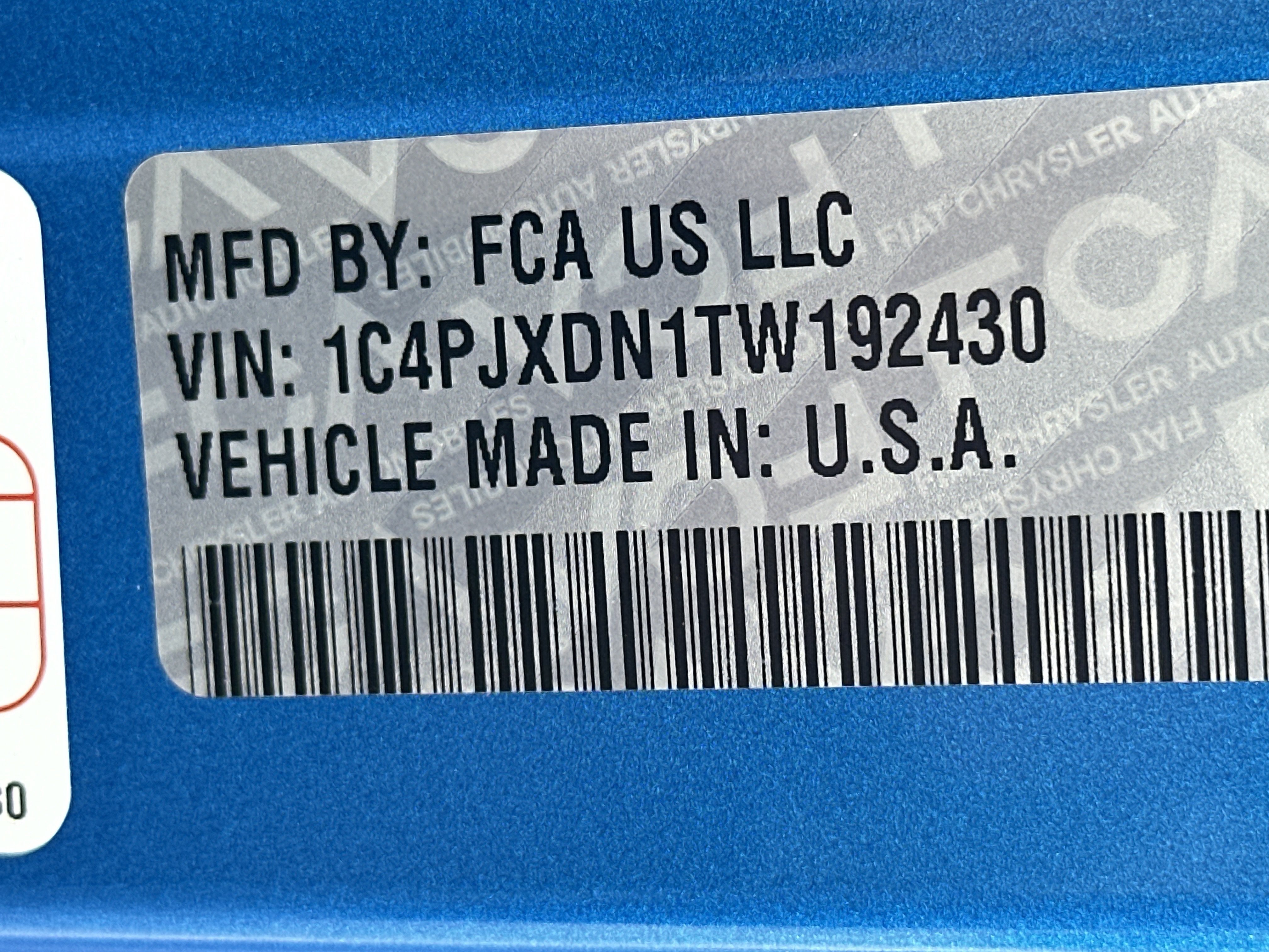 New 2026 Hydro Blue Pearl-Coat Exterior Paint Jeep Sport image 31