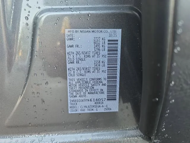 2026 Nissan Frontier SV - Photo 16