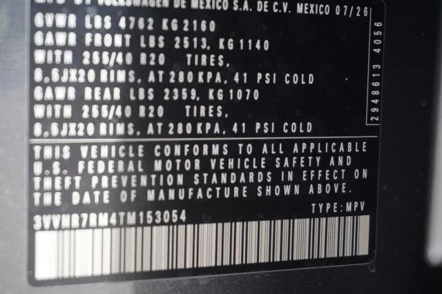 New 2026 Platinum Gray Metallic Volkswagen SE R-Line Black image 39