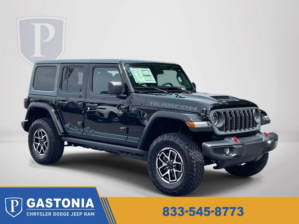 New 2026 Black Clearcoat Jeep Rubicon image 1